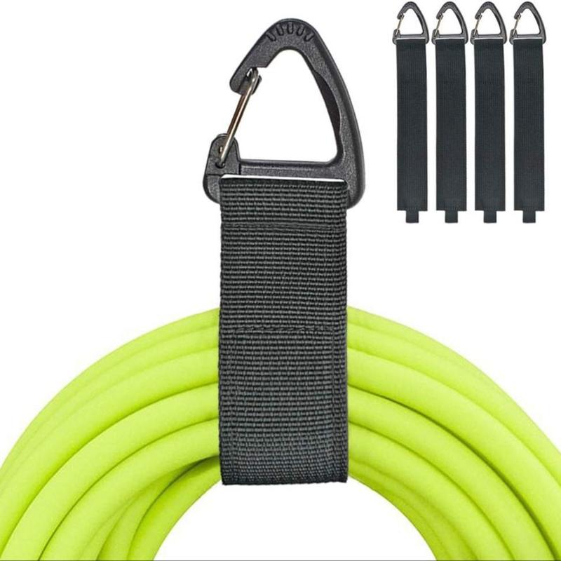 Extension Cord Organizer, 4 Counts Strong Load-bearing Capacity Extension Cord Cable Ropes Holder, Storage Straps for Garage Workshop Home