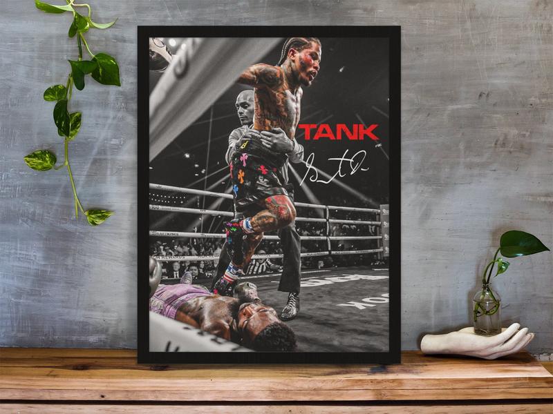 Gervonta Davis, Poster, Tank, Gervonta Tank Davis, Boxing Poster, Poster Ideas, Motivational Posters, Wall Decor, American Boxer Poster