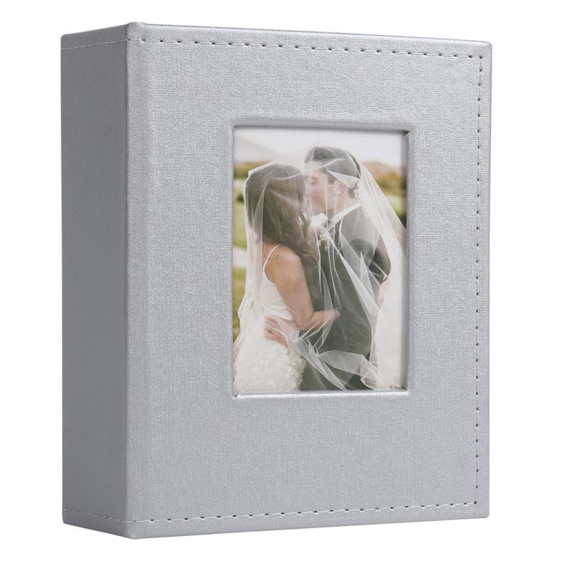 RECUTMS Photo Album 4x6 200 Photos, Leather Cover Wedding Family Photo Albums Holds 200 Horizontal 4x6 Photos Decor Set