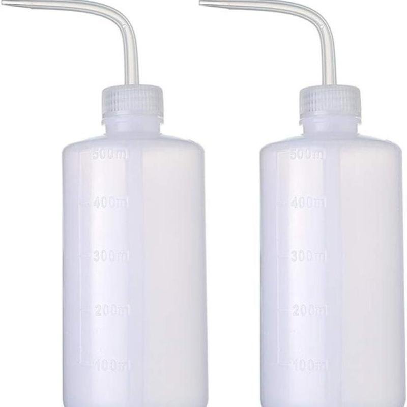 2Pack Squeeze Bottle Wash Bottle Tattoo Cleaning Bottle Liquid Soap and Water holder, 500 ml, OTW-XP-4