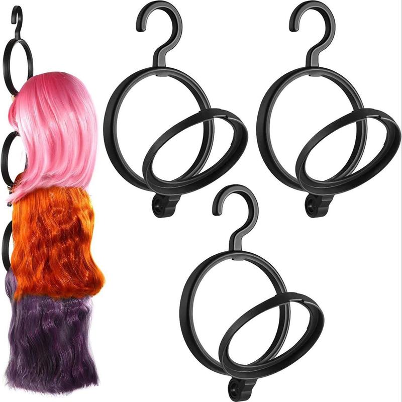 Wig Hanger, 3 Counts Foldable Wig Stands, Versatile Wig Stand & Hanger, Ideal for Multiple Wig Organization, Storage & Display, Convenient & Portable Wig Holder, Christmas Gift