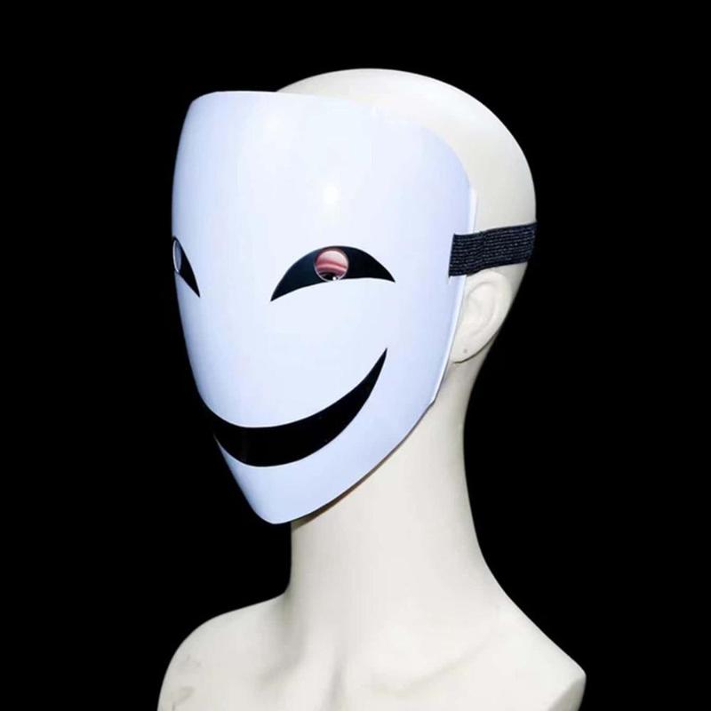 Halloween Smiling Party Mask, 1 Count Full Face Ghost Mask, Party Mask, Cosplay Performance Mask, Party Accessories for Men and Women