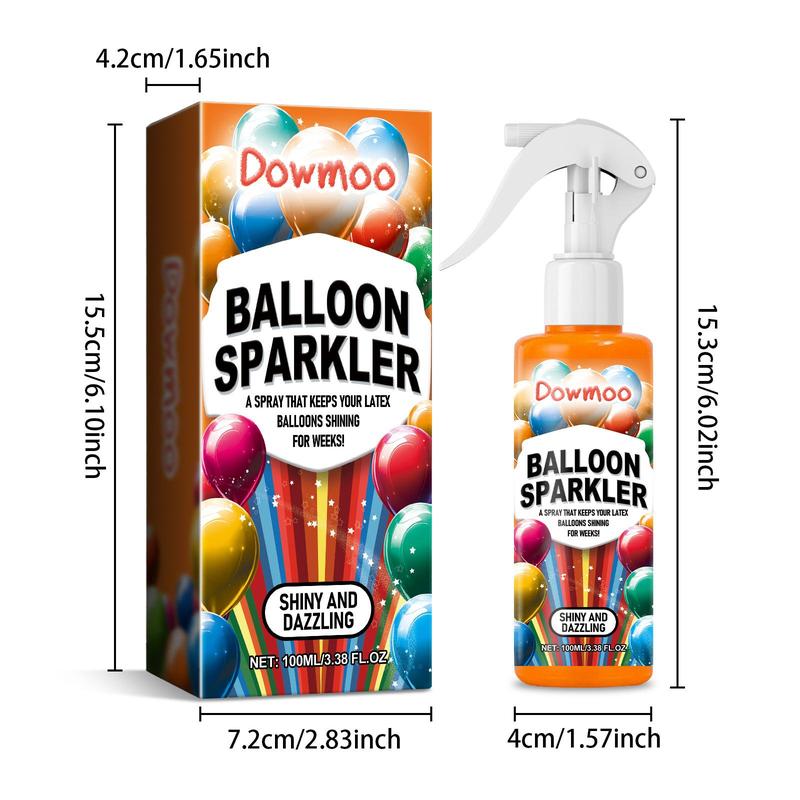 Christmas Balloon Sprayer, 1 Box 100ml Balloon Shine Sprayer, Balloon Gloss Spray, Party Decoration Supplies for Birthday Wedding Festival