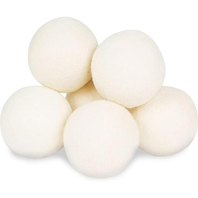 6pcs Reusable Wool Drying Ball, Anti-winding Wool Ball for Clothes, Wool Ball for Dryer