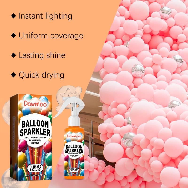 Christmas Balloon Sprayer, 1 Box 100ml Balloon Shine Sprayer, Balloon Gloss Spray, Party Decoration Supplies for Birthday Wedding Festival