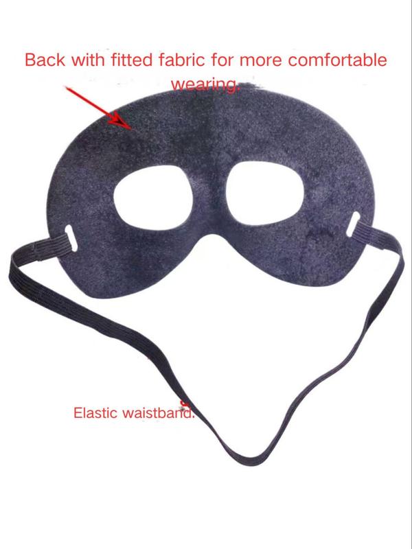 Unisex Textured Design Half Face Mask, Fashionable Breathable Face Covering for Party, Cosplay, Costume Party, Fashion Accessories for Men & Women