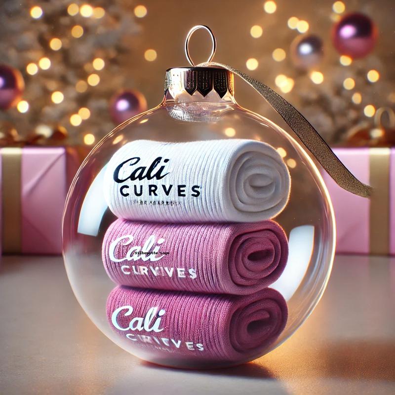 Cali Curves Holiday Sock Ornament Limited Edition