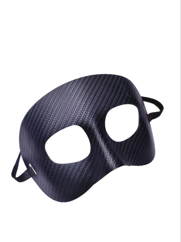 Unisex Textured Design Half Face Mask, Fashionable Breathable Face Covering for Party, Cosplay, Costume Party, Fashion Accessories for Men & Women