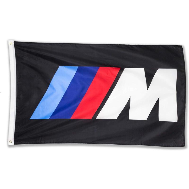 Car Flag 3x5 FT Fade Resistant For M Logo IIIM Racing Car 150D Quality Thicker Large Garage Decor Banner Room Wall Ornaments