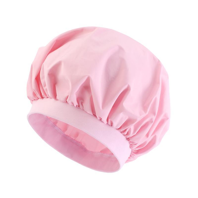 Reusable Shower Cap, Elastic Waterproof Bath Cap, Household Bathing Hat For Women