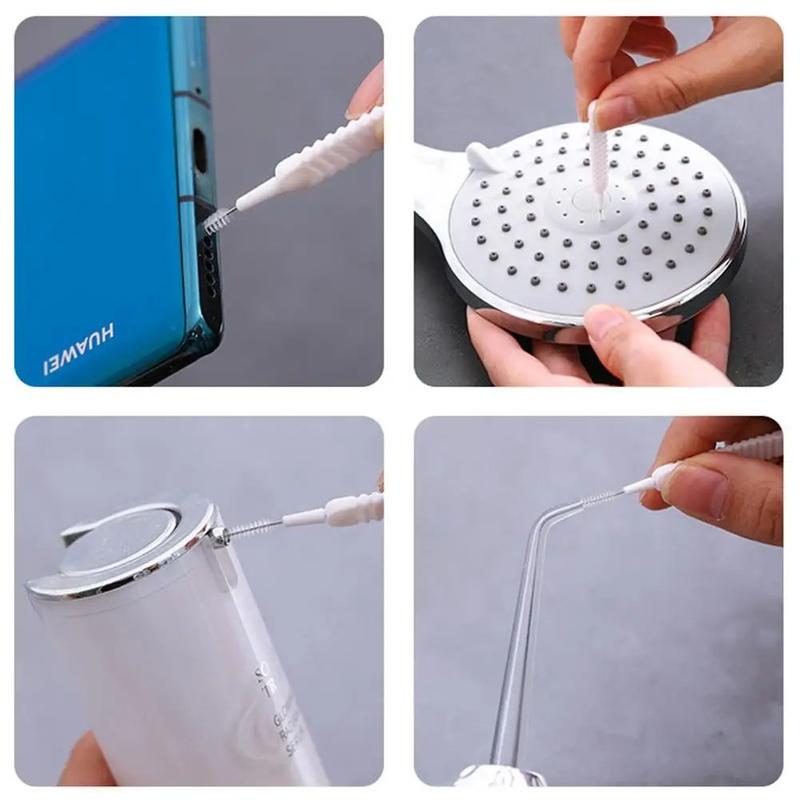 10 Pcs Cleaning Brush Shower Head Cleaner Anti-clogging Gap Hole For Unclogging Your Shower Head  Cell Phone Data Port faucet