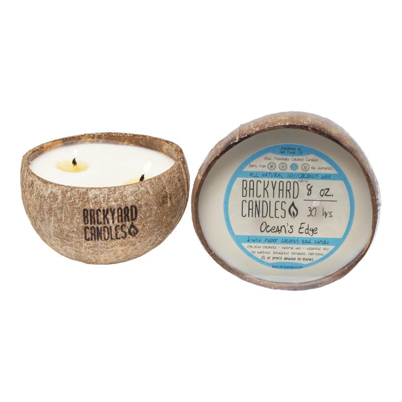 2-Wick 8oz Coconut Bowl Candle