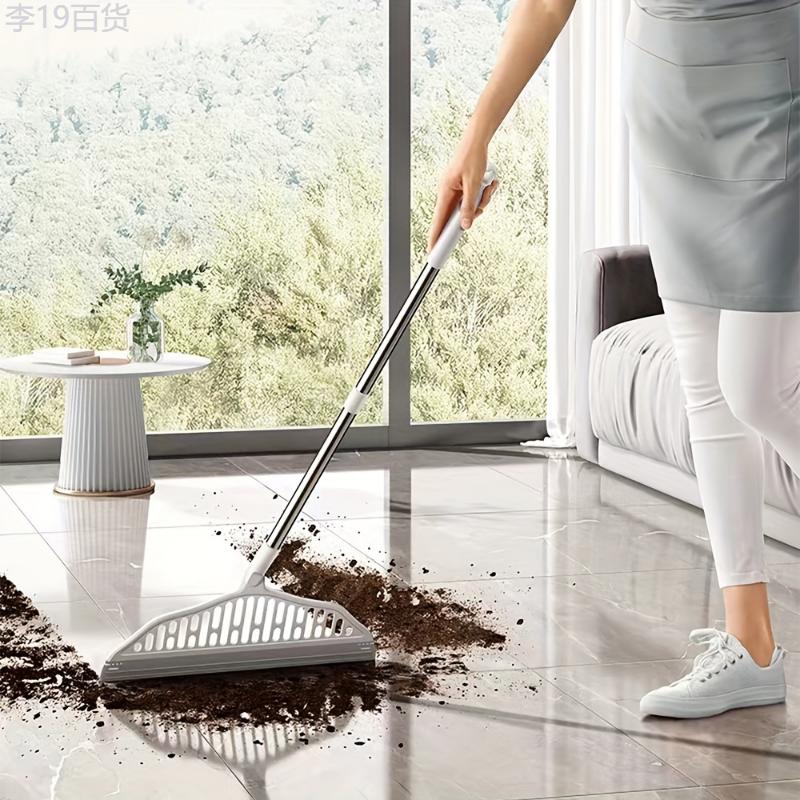 Multifunction Magic Silicone Broom, Rotatable Adjustable Cleaning Mop For Floor Cleaning, Sweeps Up Glass, Fine Dust, Revolutionize Your Cleaning Routine With This Multifunctional Magic Silicone Broom! Plastic