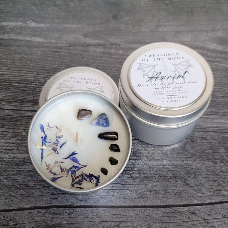 Bookish Candles: Azriel from ACOTAR *OFFICIALLY LICENSED*