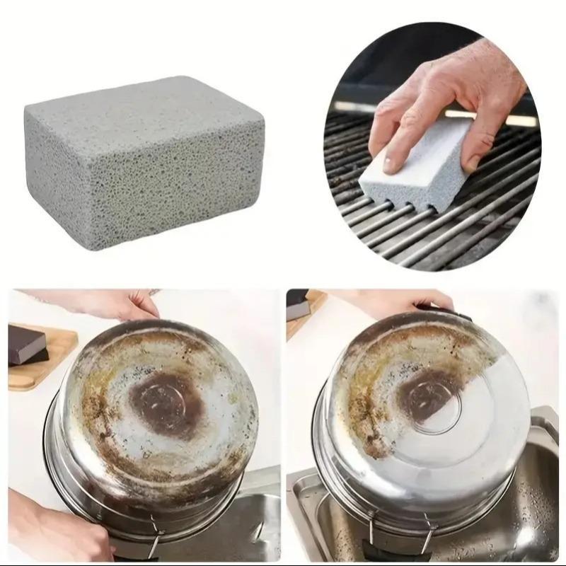 Barbecue Grill Cleaning Stone, BBQ Grill Cleaning Brick, Kitchen Cleaning Tool, Multifunctional Cleaning Brush for Kitchen