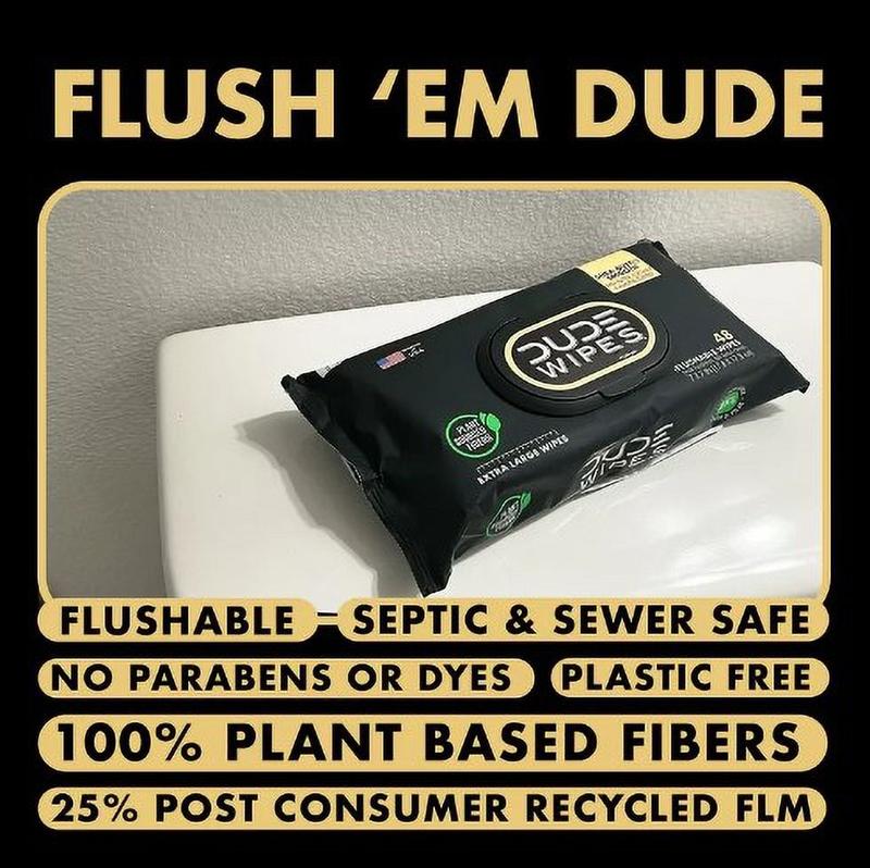 DUDE Extra Large Shea Butt Smooth Wet Wipes - 240 Count