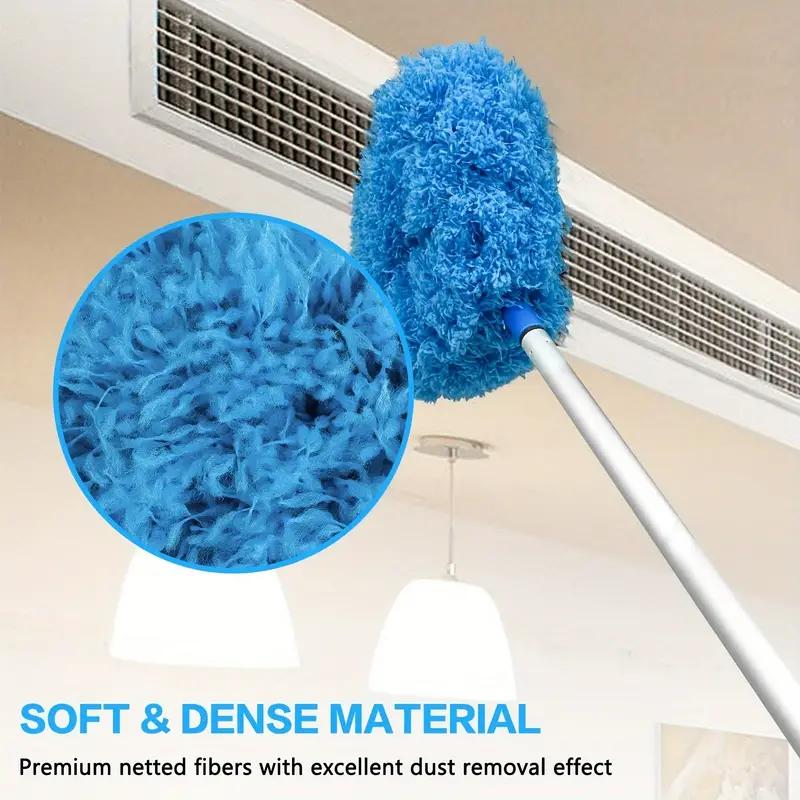 1 Ceiling fan cleaner with extension pole, retractable and reusable cleaning dust collector, suitable for cleaning bookshelves, doors and window tops - the perfect cleaning tool o cedar linoleum floor temple  aprons cotton pads mopcleaner square spinmop