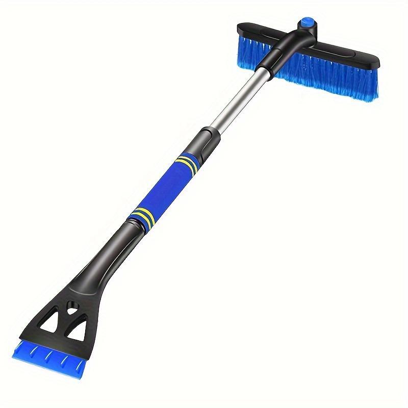 3-in-1 Retractable Snow Shovel, Durable ABS Construction Ice Scraper, Efficient Winter Defrosting Snow and Ice Removal Tool for Car