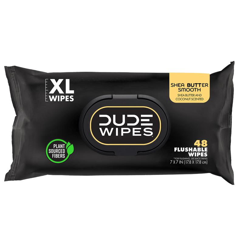 DUDE Extra Large Shea Butt Smooth Wet Wipes - 240 Count