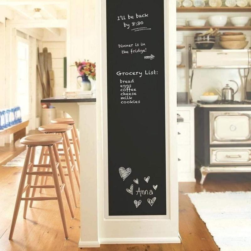 Erasable Chalkboard Sticker, Removable Blackboard Wall Sticker, Wall Decorative Sticker, Reusable Erasable Chalkboard Sticker, Kitchen Decor, Home Decor