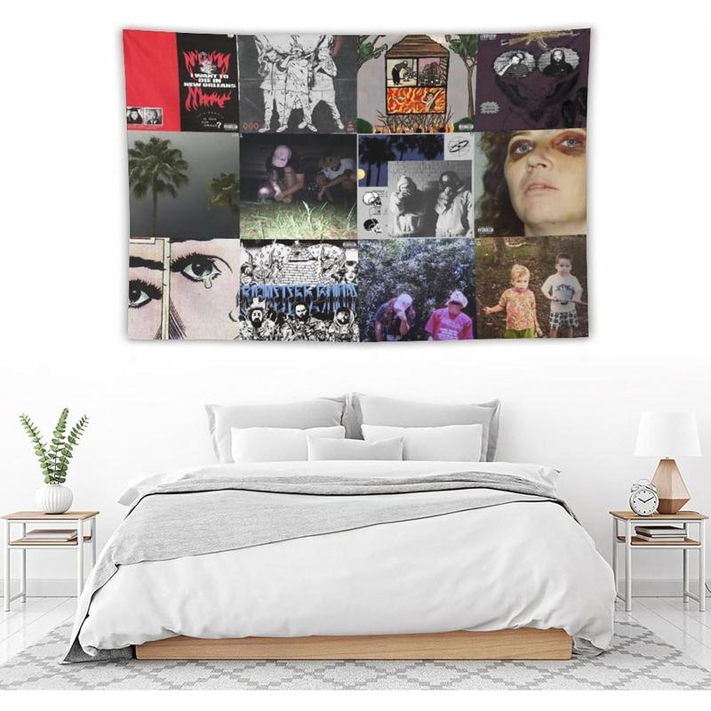 Singer Hip Hop Suicide Rapper Tapestry Flag for Home College Dorm for Boys Bedroom Wall Décor 40 * 60in