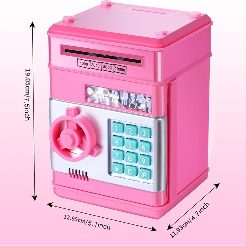 Saving Challenge Password Piggy Bank for MeanGirls Decorations, Kids Money Saving Box, Gift for Boys & Girls Ornaments