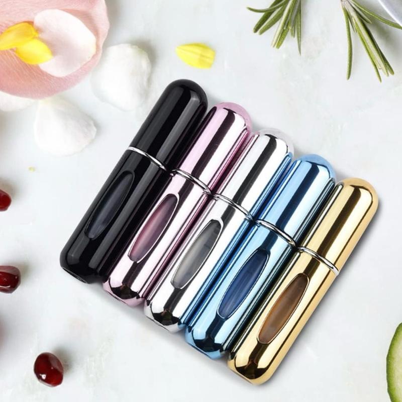 5 PCS Refillable Perfume Atomizer Bottle. 5ml Perfume Dispenser.