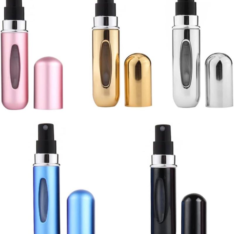 5 PCS Refillable Perfume Atomizer Bottle. 5ml Perfume Dispenser.