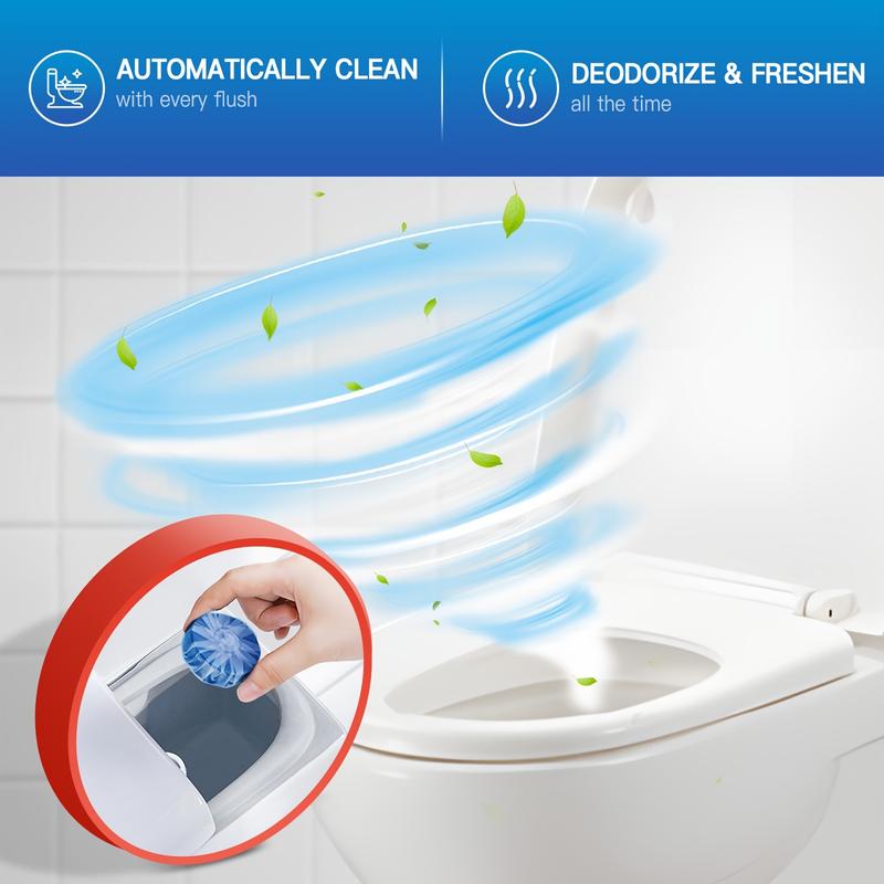 Automatic Toilet Cleaning Plate, Easy to Use, Home Hygiene, Strong Cleaning of Toilet Dirt, Lasting Deodorization, Fresh Fragrance