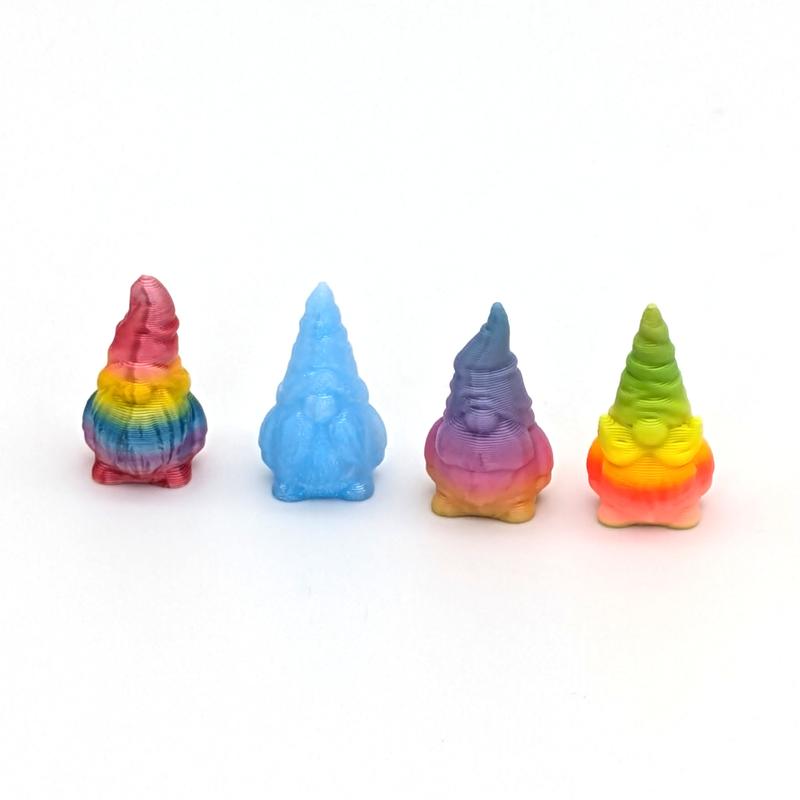 Tiny Gnomes - Micro Gnome Figurines - Four Fun Designs for a Whimsical Touch! - 100 Randomly Selected Decor Gift Magical Ornaments