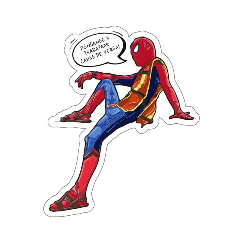 Spiderman Meme Sticker, hard hat stickers, bluecollar sticker, Construction worker, union sticker, meme sticker, funny sticker, electrician sticker, lineman sticker, ibew sticker