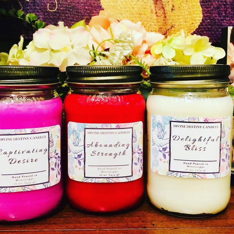 16 oz Mason Jar Scented Candle