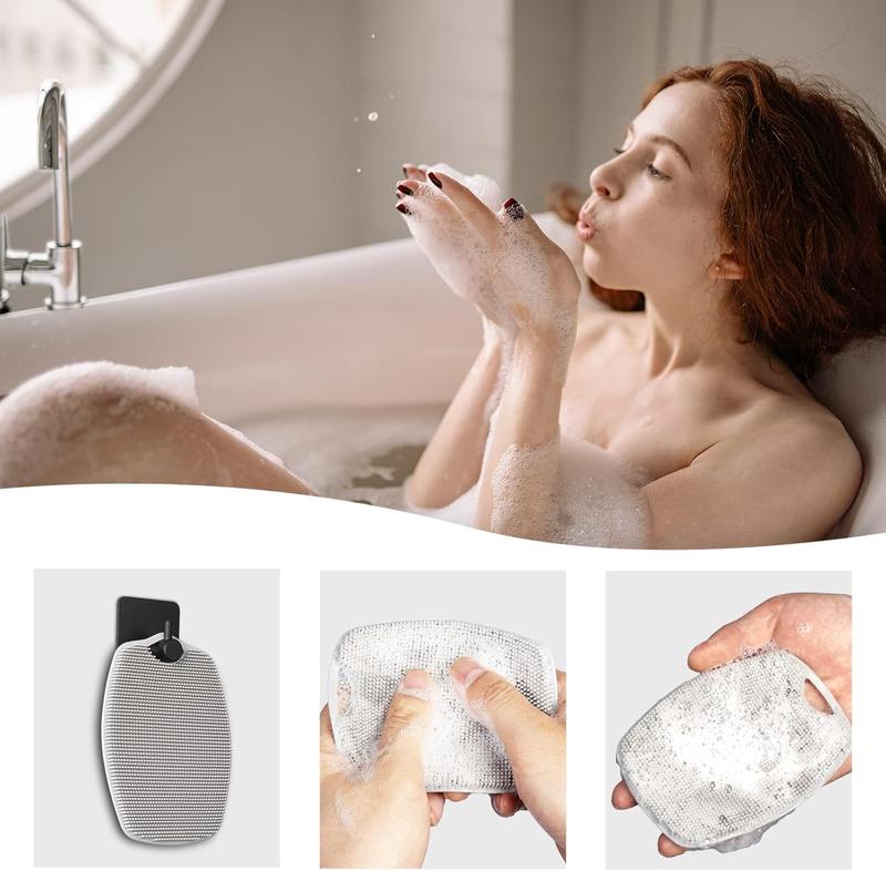 Silicone body cleaning brush for shower, suitable for everyone. A perfect gift for daily needs, birthdays, and festivals