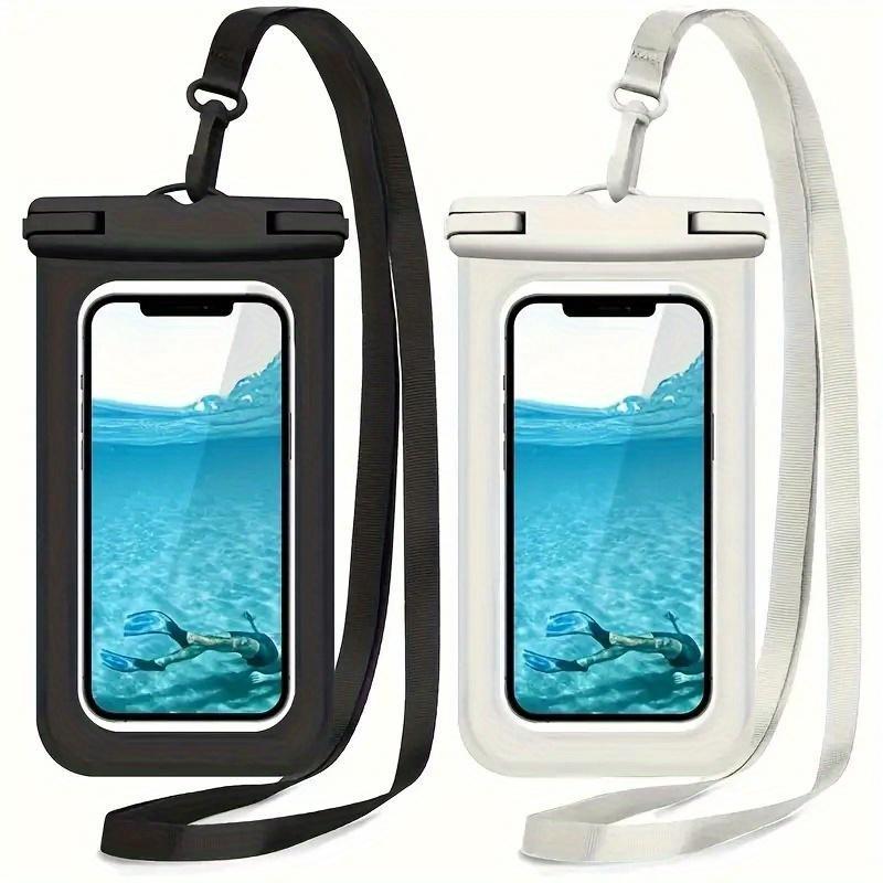 Waterproof Phone Bag, 2 Counts Universal Extra-large Waterproof Pouch, Underwater Dry Bags for Smartphones, Perfect Waterproof Phone Bags