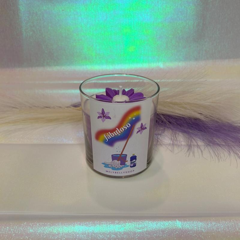 Fabuloso Candle Soy Candle Lavender and Citrus Decor Freshener