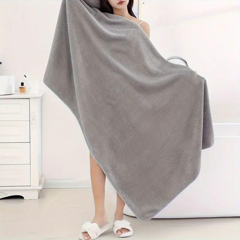 Women's Oversized Bath Towel, Cute Absorbent Shower Wrap Robe, Household Daily Quick-drying Towel, Bathroom Supplies, Home Supplies