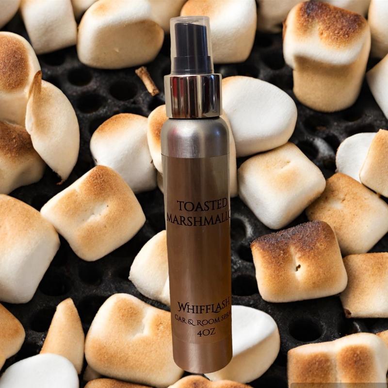 Toasted Marshmallows Room Spray 4oz Size Minimize Unpleasant Smells Fine Mist Sprayer