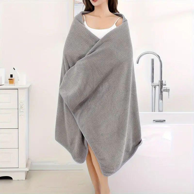 Women's Oversized Bath Towel, Cute Absorbent Shower Wrap Robe, Household Daily Quick-drying Towel, Bathroom Supplies, Home Supplies