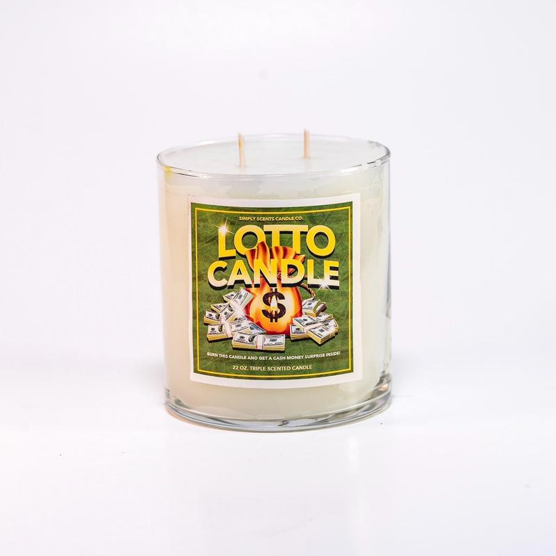 Lucky Lotto Candle - Cash prize inside each candle