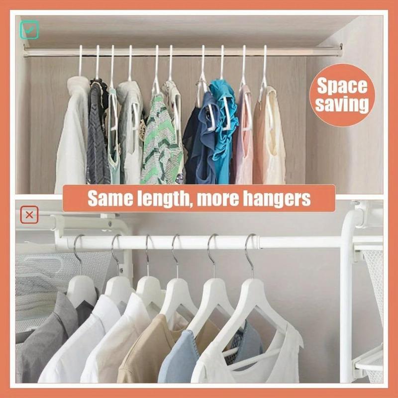 Non-slip Baby Felt Coat Hanger, 50pcs Soft Children's Coat Hanger, Stable Clothes Hanger for Home Wardrobe