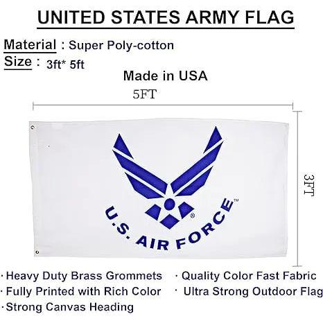 United States Air Force (USAF) Flag (3' x 5') - Officially Licensed