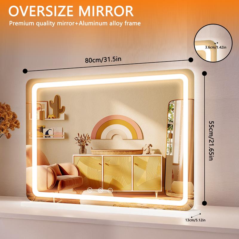 MARZTEC valentine gift  Vanity Mirror with Lights, 32