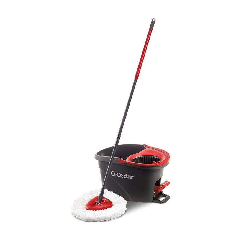 O-Cedar EasyWring Spin Mop & Bucket | Removes over 99% of Bacteria | Safe on All Hard Floors