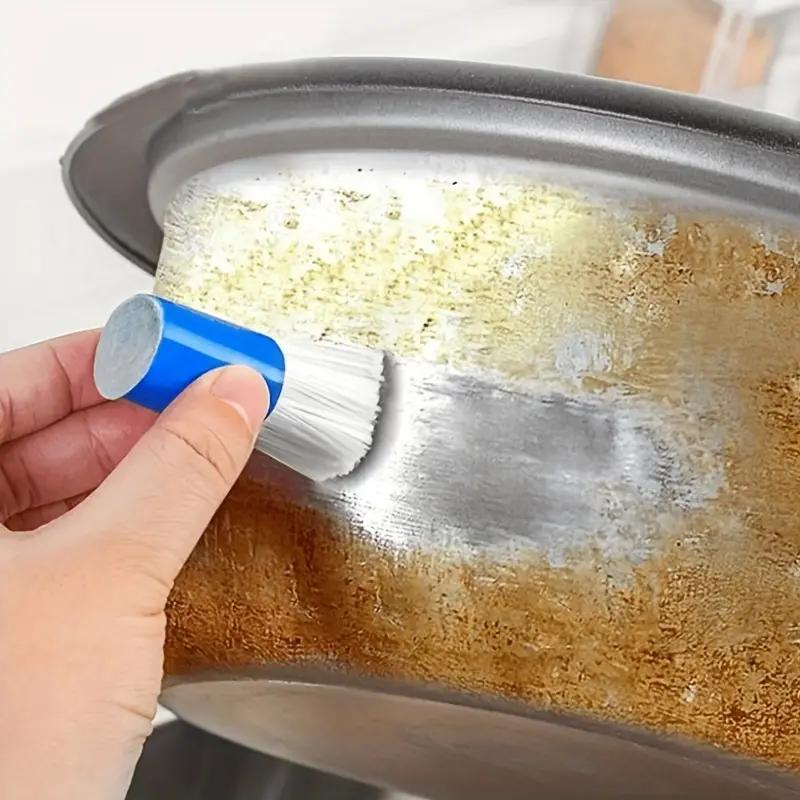 2pcs Random Color Kitchen Pot Rust Remover Cleaning Brush Stick, Household Cleaning Tool For Pot, Pan, Dish, Home Kitchen Gadgets