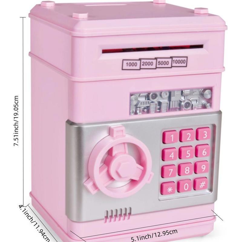 Saving Challenge Password Piggy Bank for MeanGirls Decorations, Kids Money Saving Box, Gift for Boys & Girls Ornaments