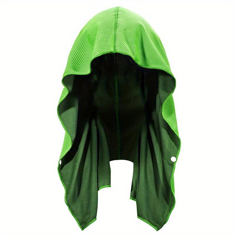 Cooling Hooded Towel, UV Protection Quick Drying Cooling Towel, Durable Neck Face Head Cooling Towel for Home Gym, Sports, Workout, Golf, Cycling, Camping, Running