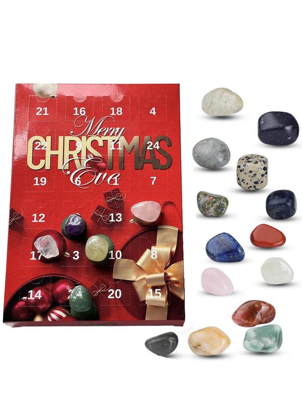 Christmas Advent Calendar,  Stone Countdown Calendar, Jewelry Making Kit, Fashion Accessories for Women & Girls