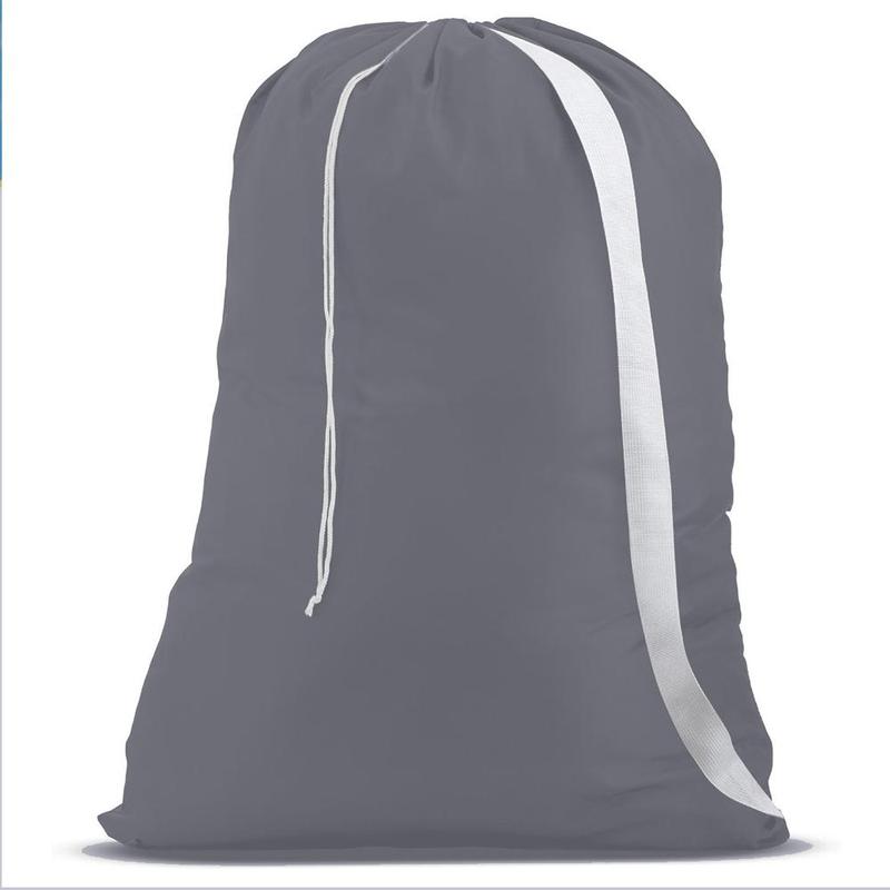 Laundry Bag with Shoulder Strap, Large Capacity Drawstring Locking Closure Laundry Bag, Durable Material Storage Bag for Home Dormitory