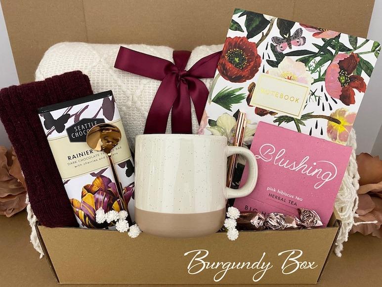 Sympathy Gift Box, Package For Her,  Package, Sending Love and Hugs, Thinking of you Gift Box, Hygge Gift Box With Blanket