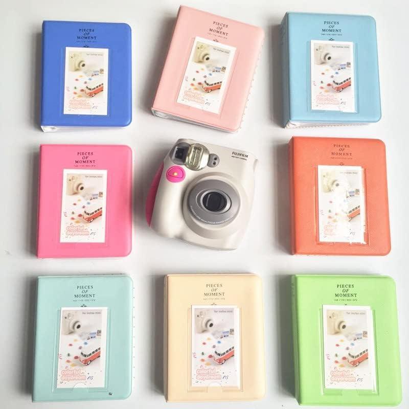 64 Pockets For Polaroid Photo Album Mini Instant Picture Case Storage For Fujifilm Instax Mini Film 8  Instax Album-Green